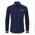 Old Money Oxford Stand Collar Dress Shirt