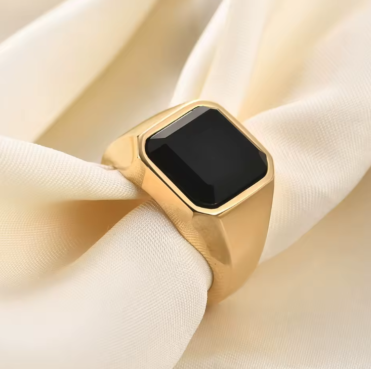 Onyx Signet Ring