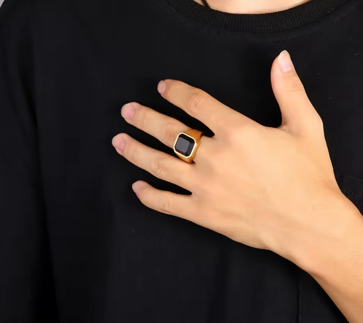 Onyx Signet Ring