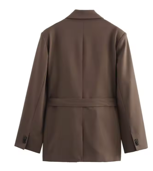 Old Money Waterproof Blazer – Vintage Button Edition