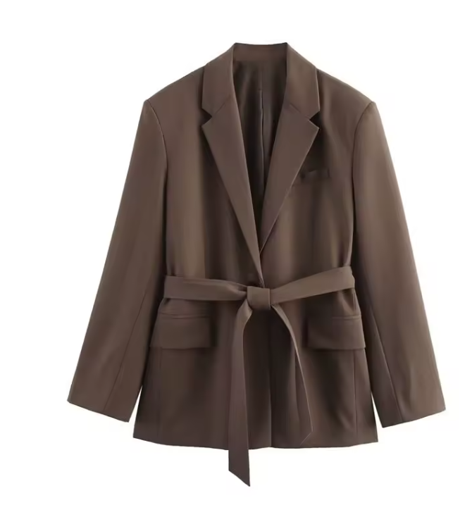 Old Money Waterproof Blazer – Vintage Button Edition